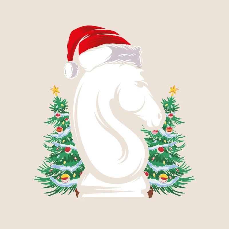 Springer avec bonnet de Père Noël