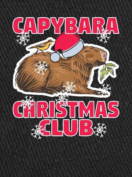 Noël Capybara Hiver Capybara Neige