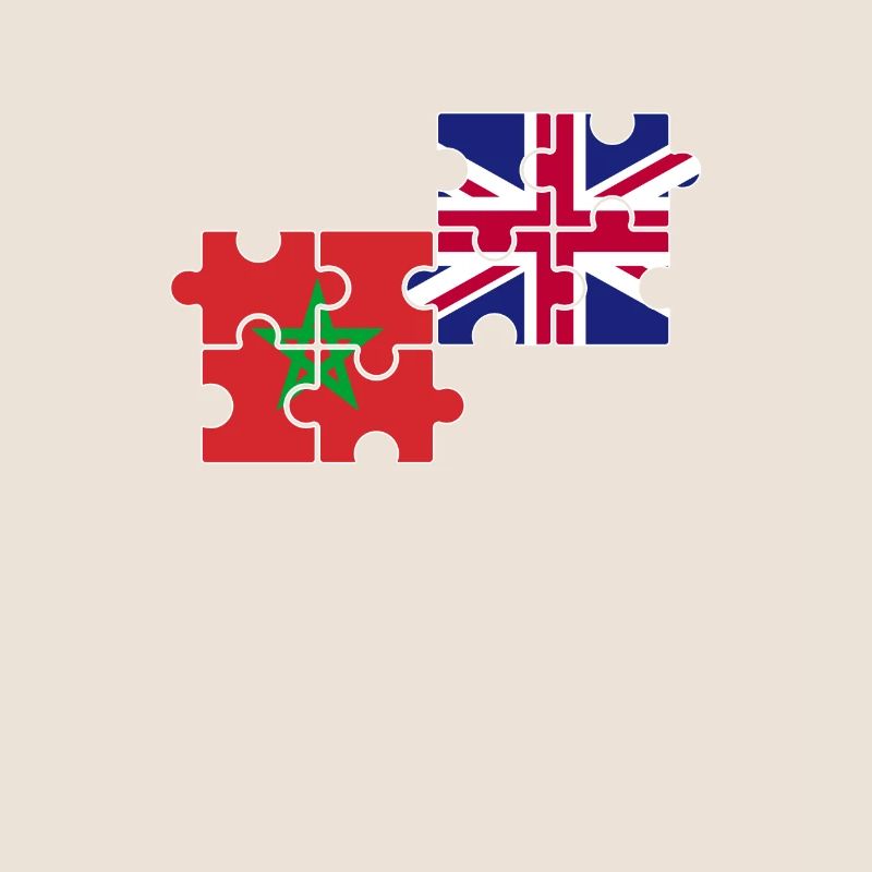 Morocco UK Flag British Moroccan