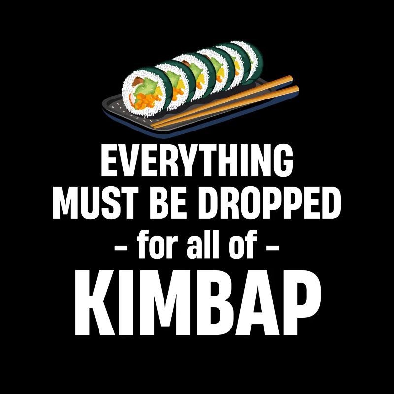 Für Eine Rolle Kimbap Bibimbap Muss Alles Fallen