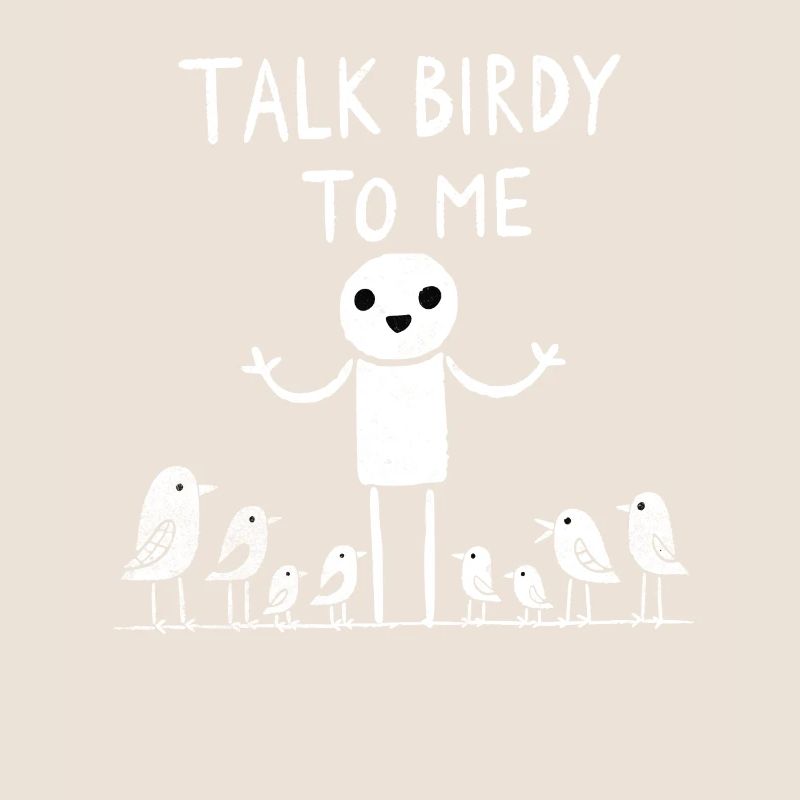 Chirpy Conversations oiseau chuchoteur Doodle