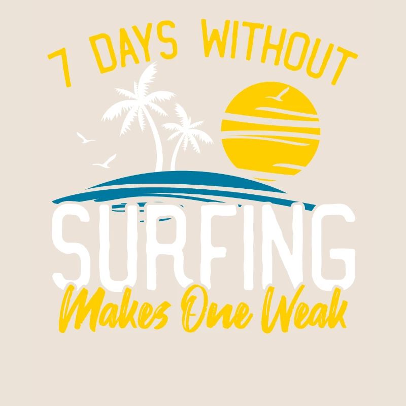 Surfer 7 Days Without Surfing Makes One Weak