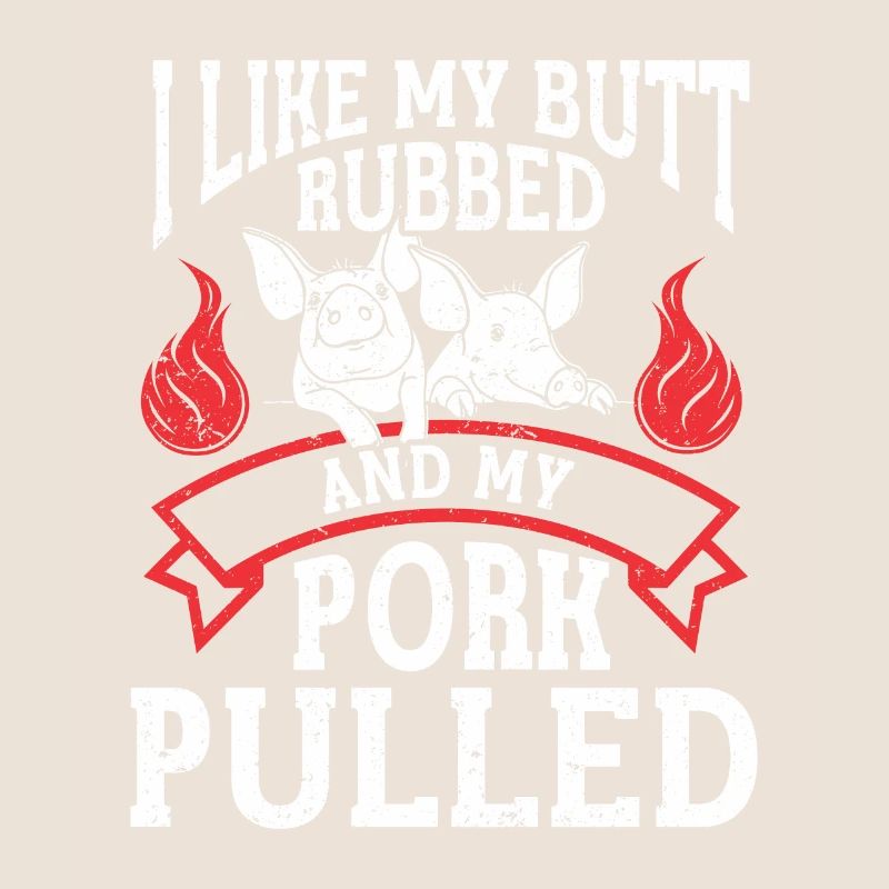 BBQ Pulled Pork Schwein Grill