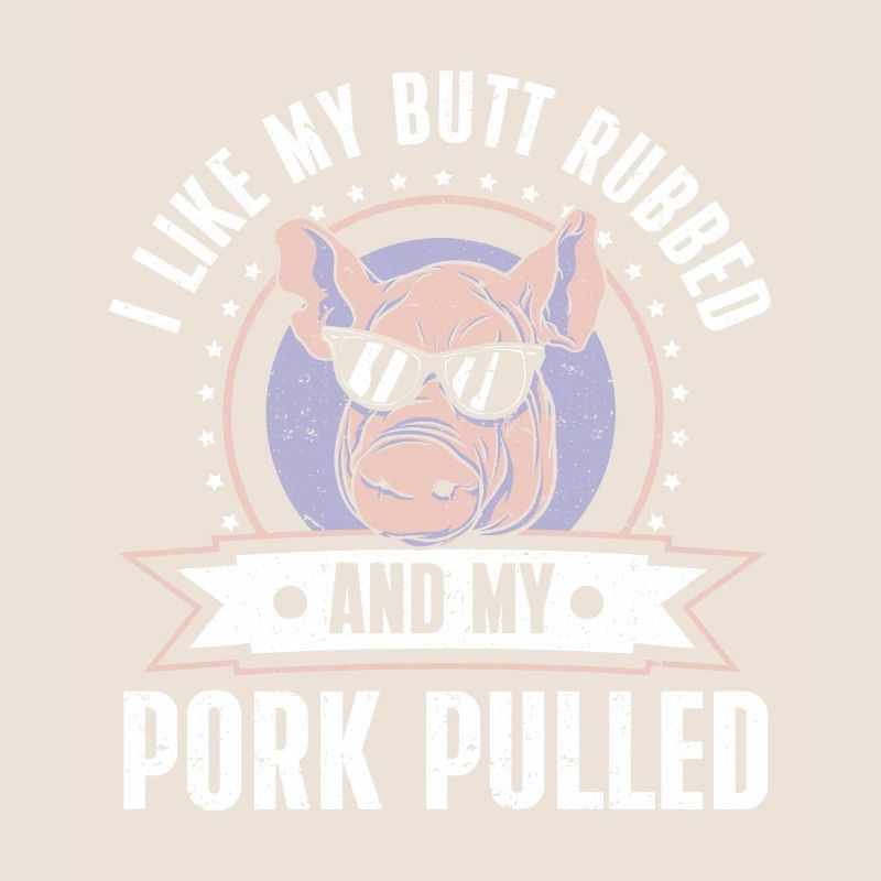 BBQ Pulled Pork Schwein Grill