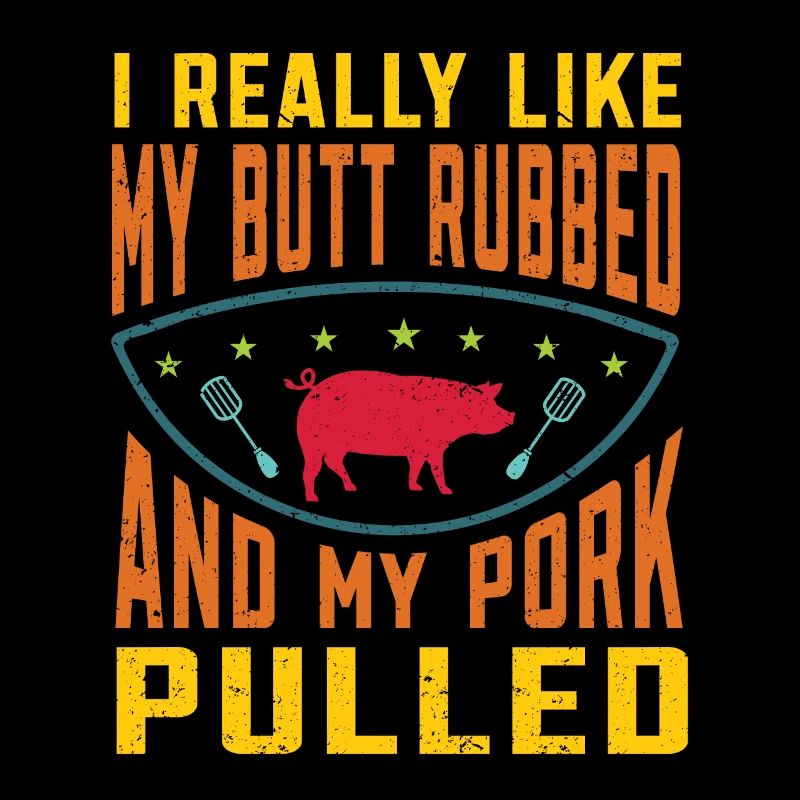 BBQ Pulled Pork Schwein Grill