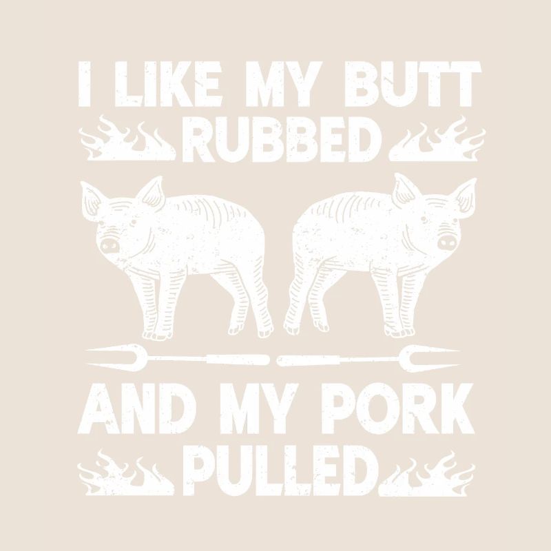 BBQ Pulled Pork Schwein Grill