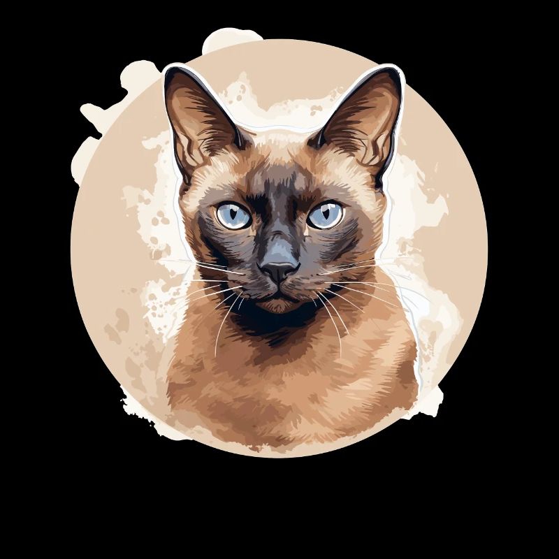 Chat birman Birmanie Katze