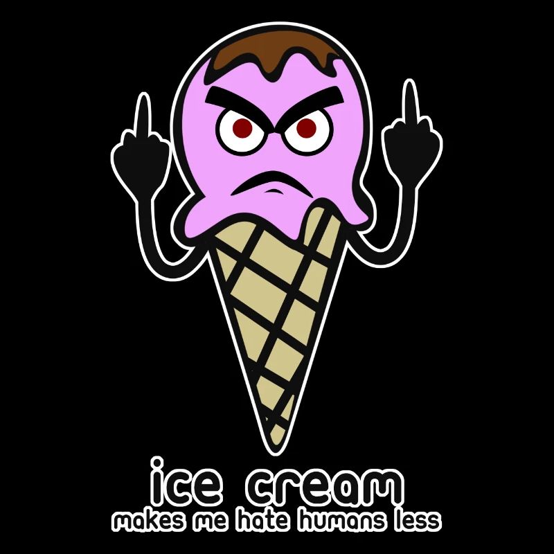 Crème glacée grincheuse