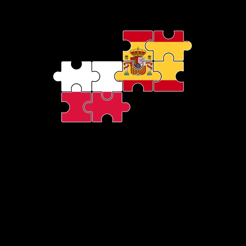 Pologne Espagne Drapeau Espagnol Polonais