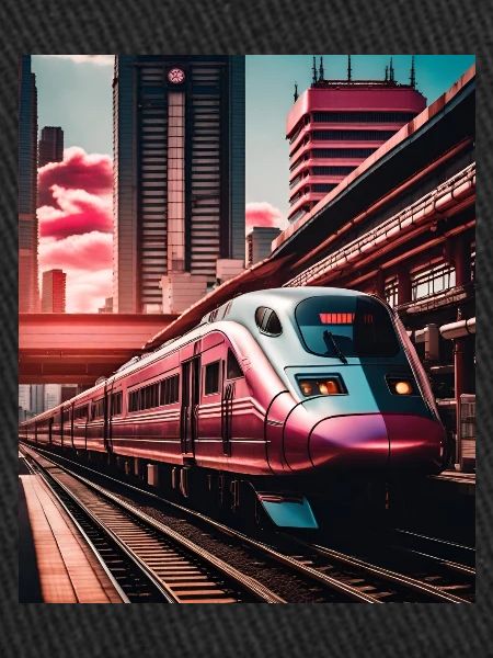 Sunset Tokyo Japan Train