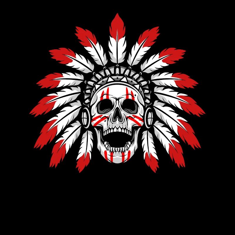 Indigenous Skull and Crossbones