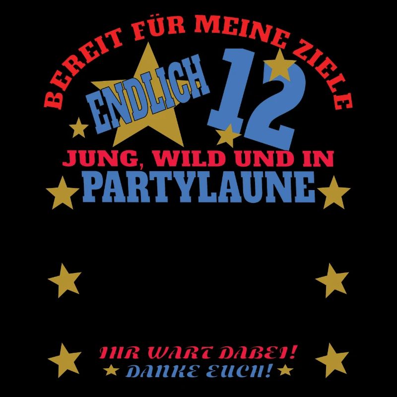 12. Geburtstag Mädchen & Junge Gästebuch