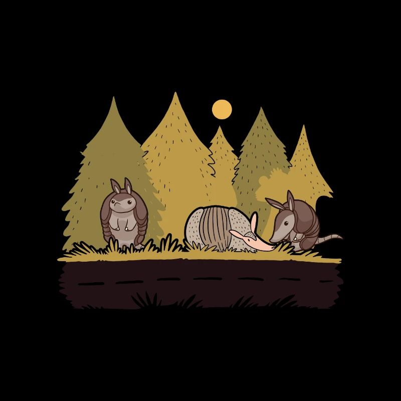 Armadillo, Armadillo, Landscape, Forest, Trees