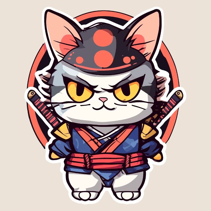 Chat samouraï #3