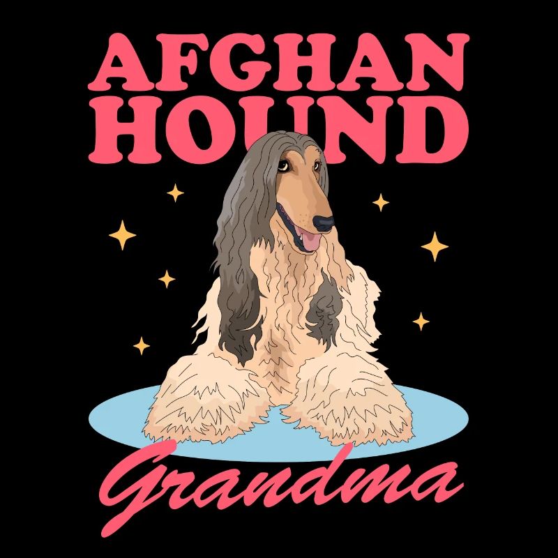 Afghanischer Windhund Oma Hundehalter Geschenk