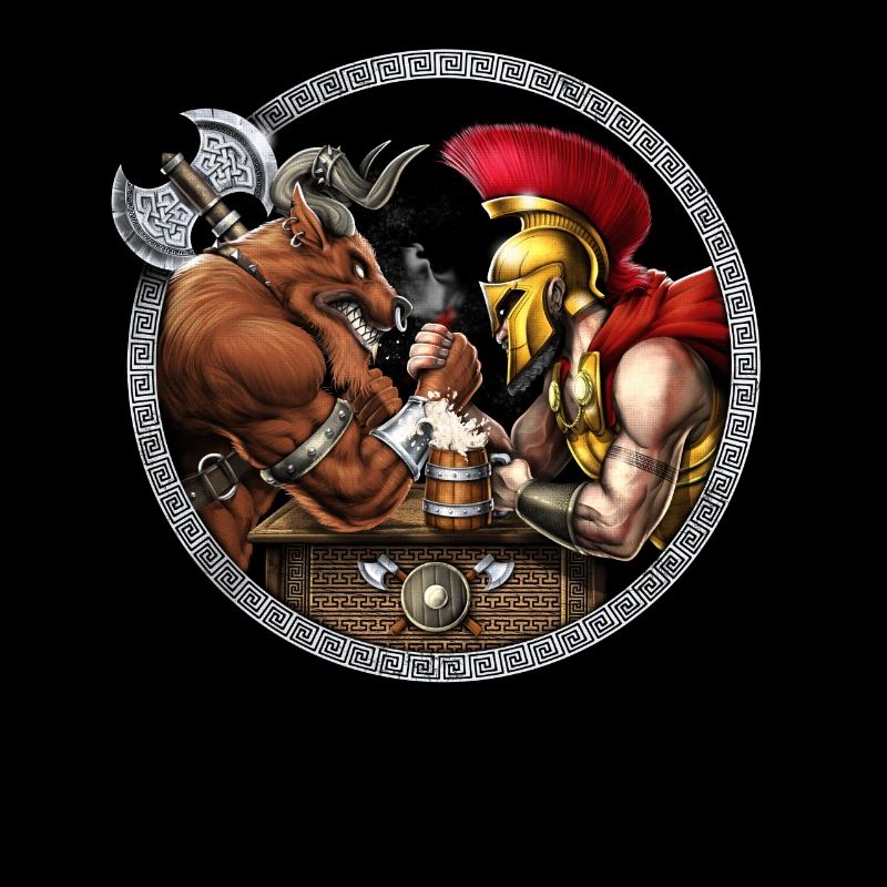 Minotaurus vs Spartanisches Armdrücken