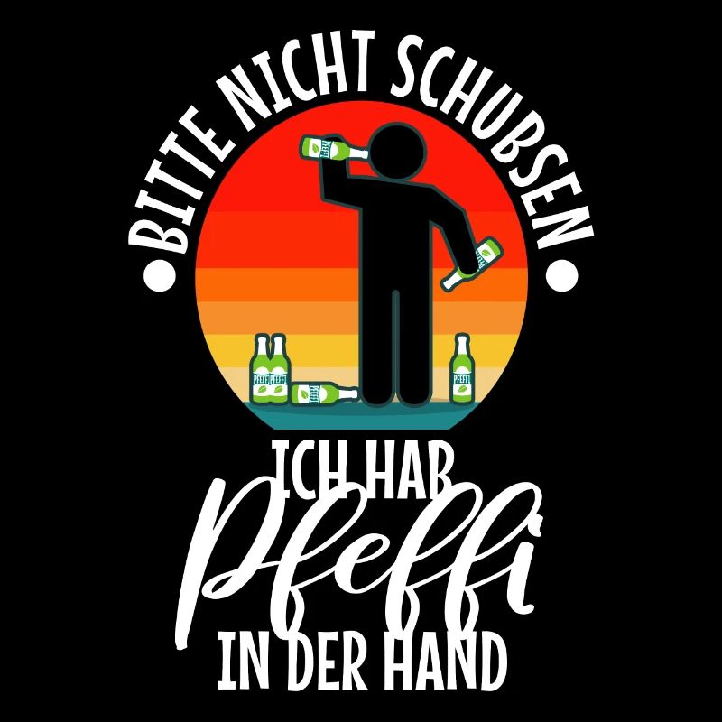 Bitte nicht schubsen ich hab Pfeffi in der Hand