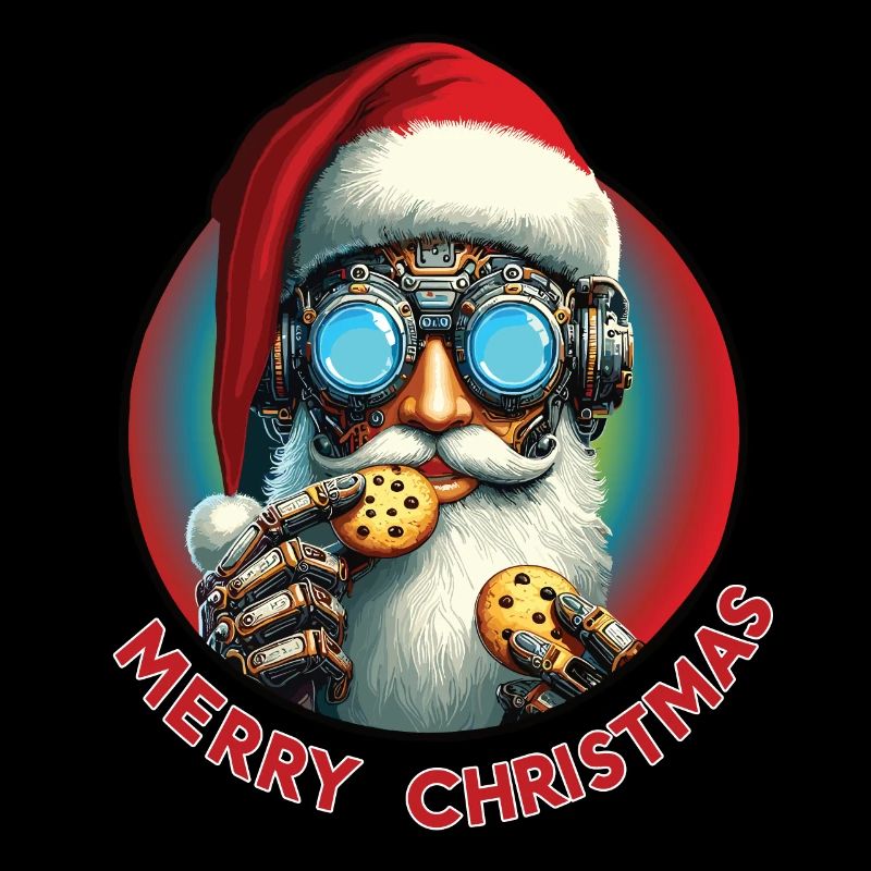 Weihnachtsmann Cyberpunk