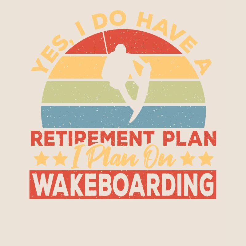 Plan de retraite Wakeboarder Wakeboard