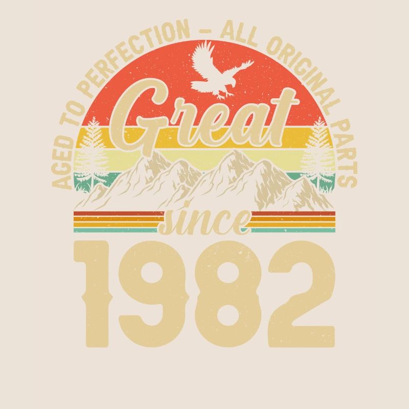 Vintage 1982 - Zeitlose Retro-Perfektion