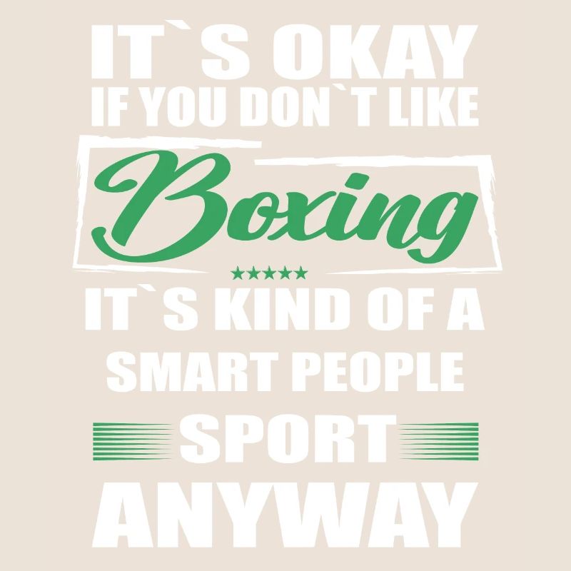 Ce n’est pas grave si vous n’aimez pas la boxe