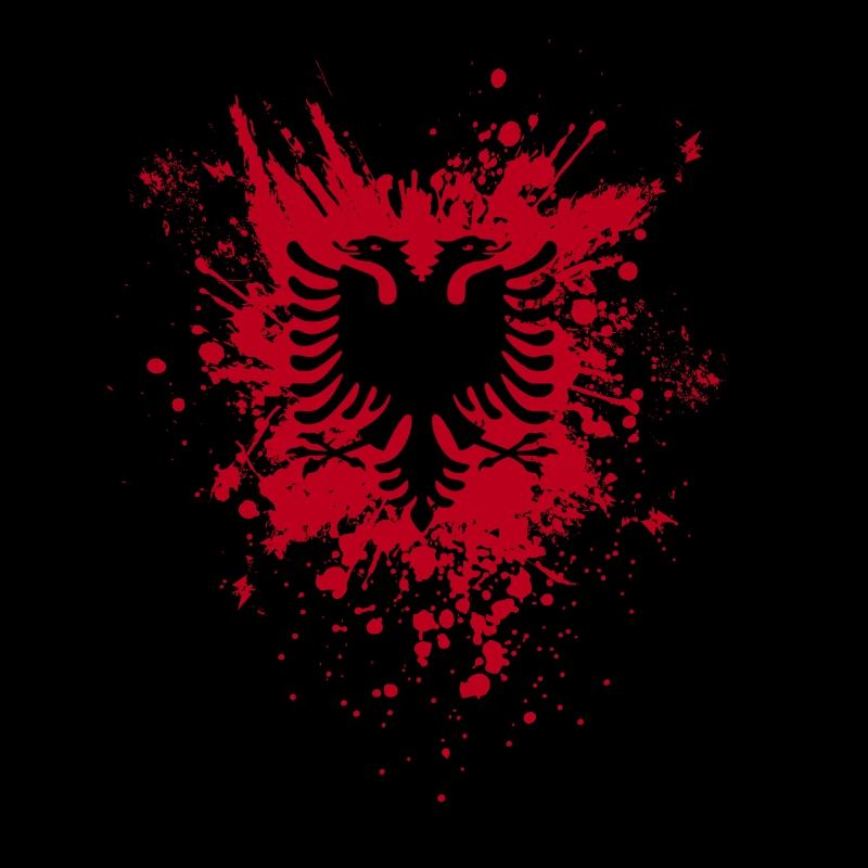 Drapeau albanais Aigle albanais Shqiponja