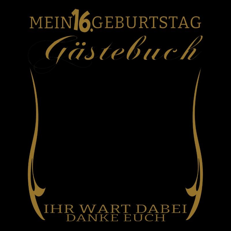 16. Geburtstag Mädchen & Junge Gästebuch
