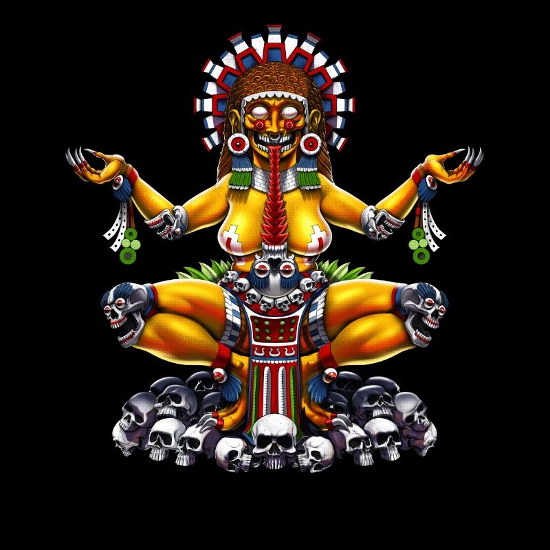 Déesse aztèque Tlaltecuhtli