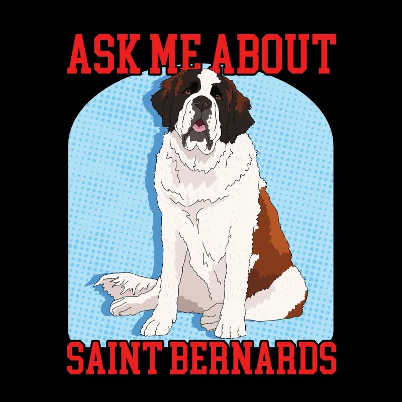Bernhardiner Hund St. Bernhardshund Geschenk