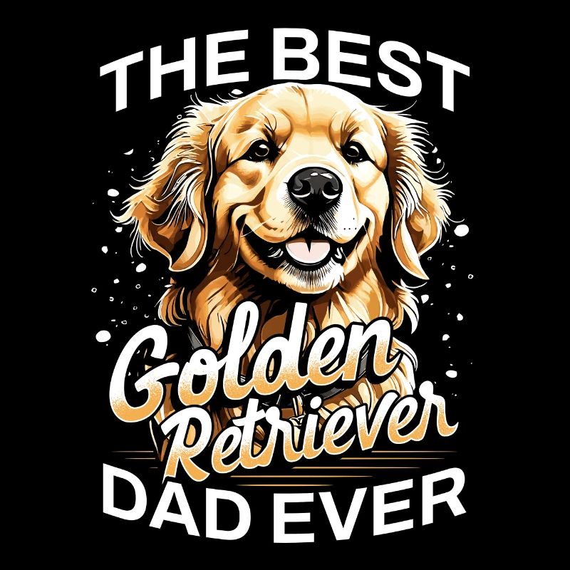 Best Golden Retriever Dad Ever