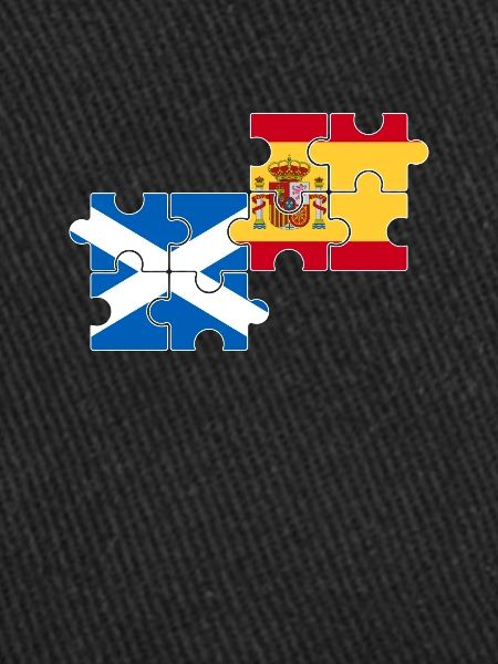 Ecosse, Espagne, drapeau, Espagnol, Ecossais