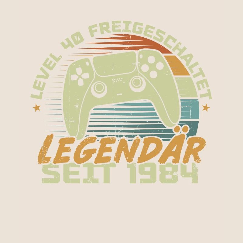 Level 40 freigeschaltet 1984, Geburtstagsgeschenk