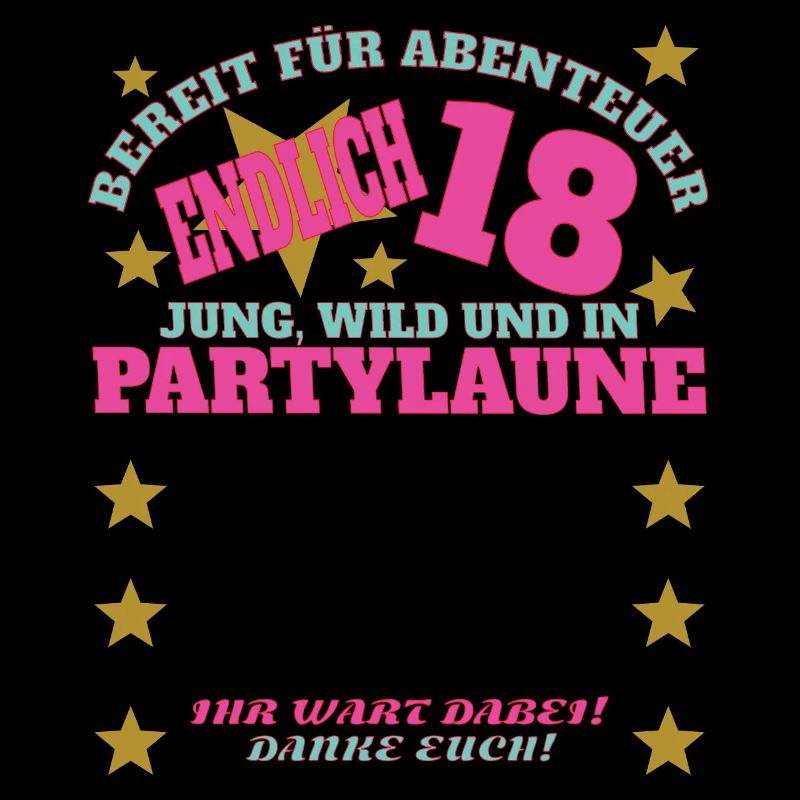 18. Geburtstag Mädchen & Junge Gästebuch