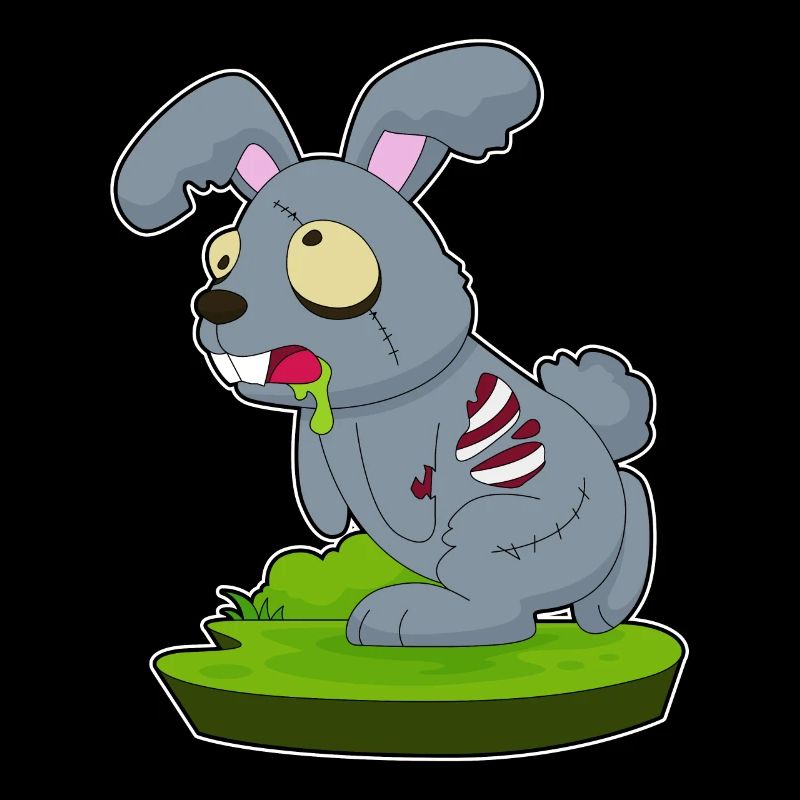 Lapin Halloween Zombie