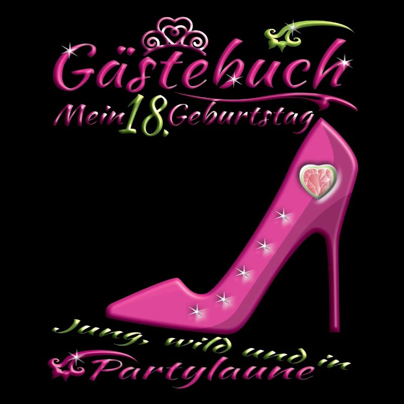 18. Geburtstag Mädchen & Junge Gästebuch