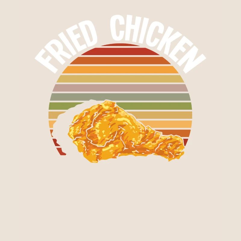 Poulet frit rétro