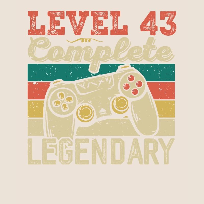 Niveau 43 Complete, Cadeau D'anniversaire 43 Ans