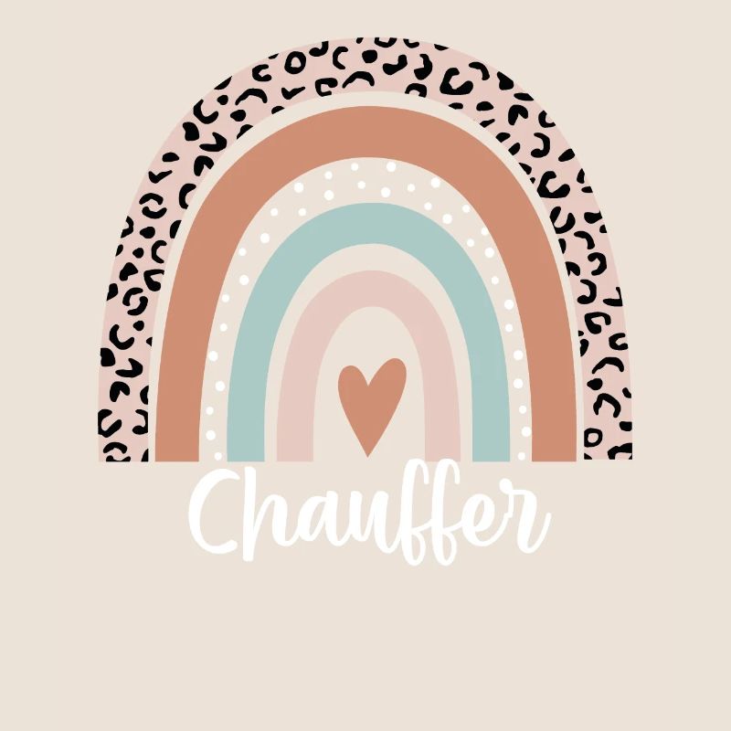 Chauffeur Regenbogen Leopard Lustiger Chauffeur