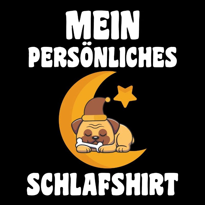 Schlafanzug Mops Pyjama Geschenk