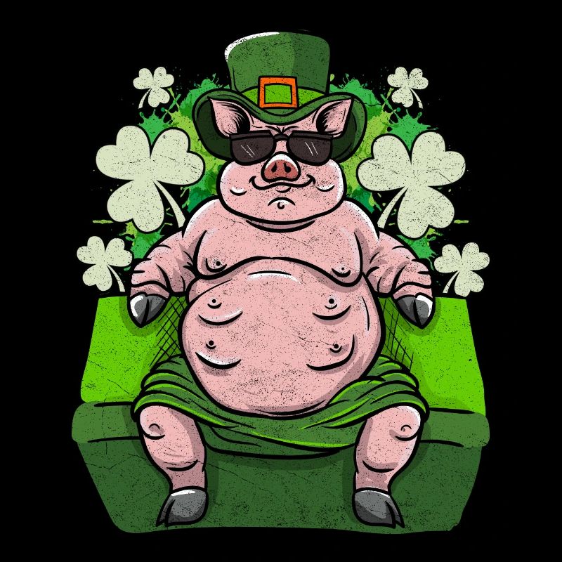 Irisches Glücksschwein