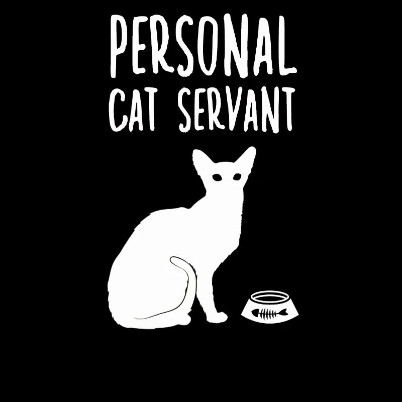 Drôle de chat esclave chat serviteur cadeau chats
