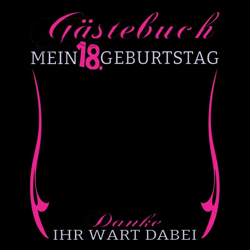 18. Geburtstag Mädchen & Junge Gästebuch