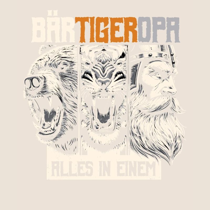 BärtigerOpa Bär Tiger Opa Geschenk Bart Bartträger