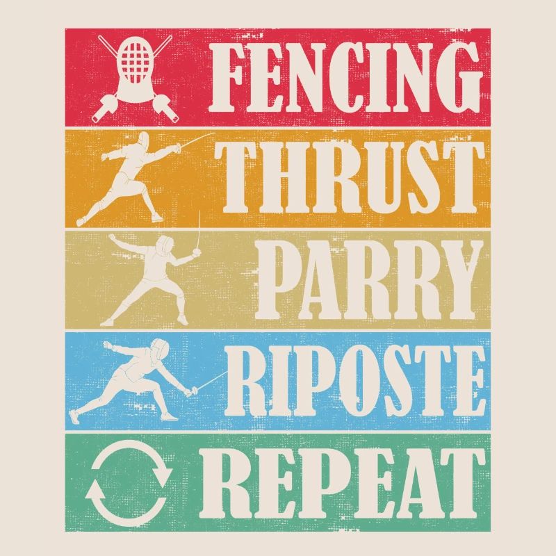 Fencing Thrust Parry Riposte Repeat