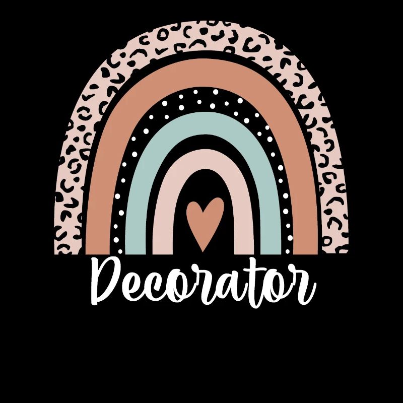 Decorator Rainbow Leopard Funny Decorator