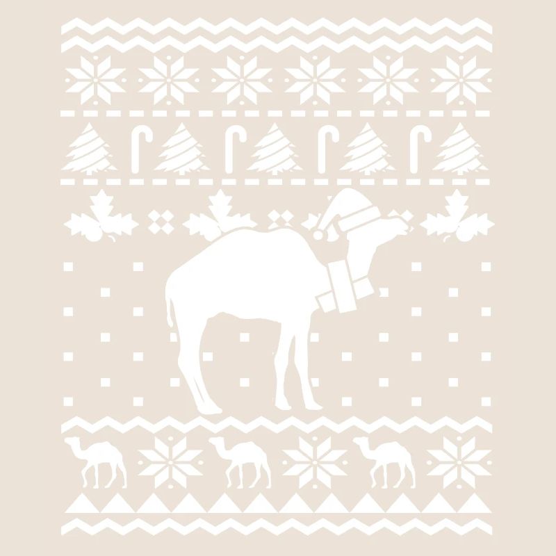 Weihnachtskamel Mit Weihnachtsmütze Wüstentier