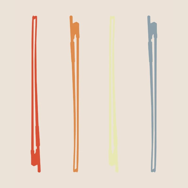 Violin Bow Drawing