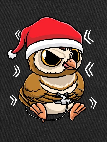 Owl playing video games