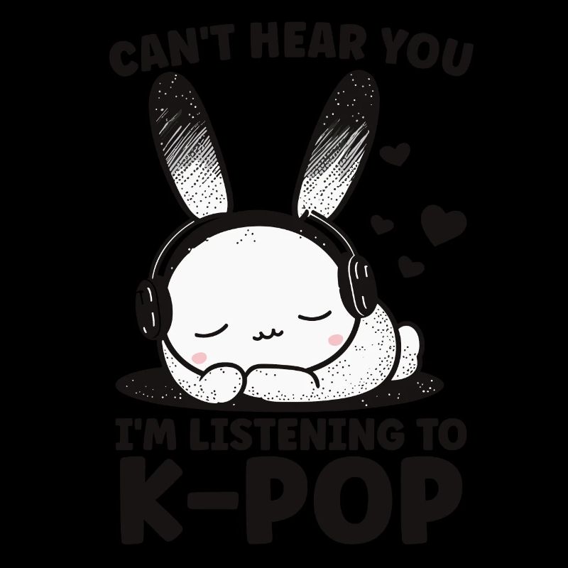 Je ne t’entends pas, j’écoute Kpop Rabbit K-pop