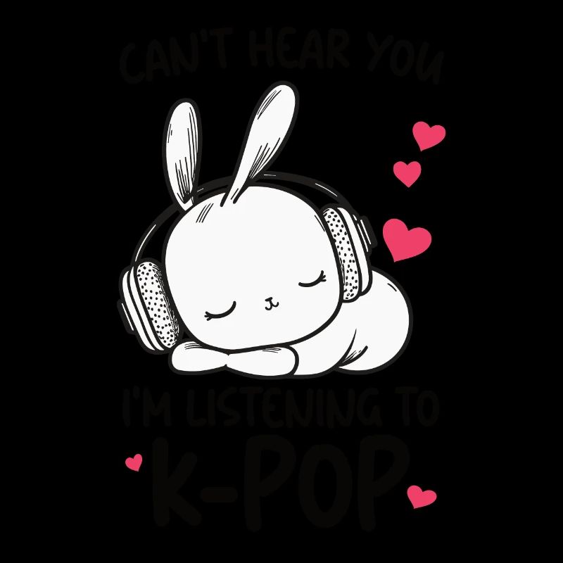 Je ne t’entends pas, j’écoute Kpop Rabbit K-pop